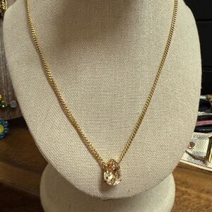 Tova Necklace with Crystal Pendant